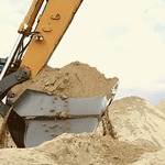 фото Песок в Раевской с доставкой. Доставка песка.